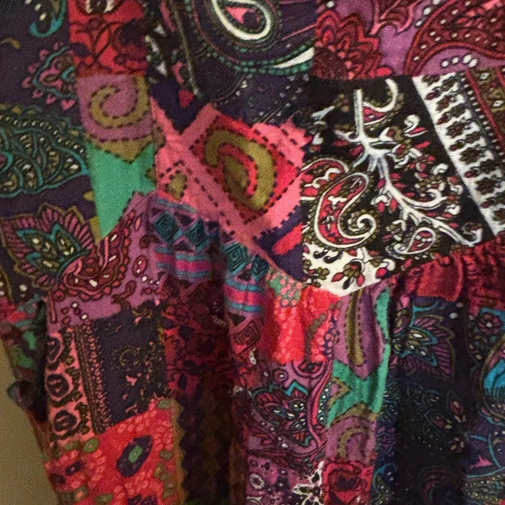 Colorful patchwork overalls - Picture 3 of 3